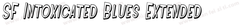 SF Intoxicated Blues Extended Oblique字体转换